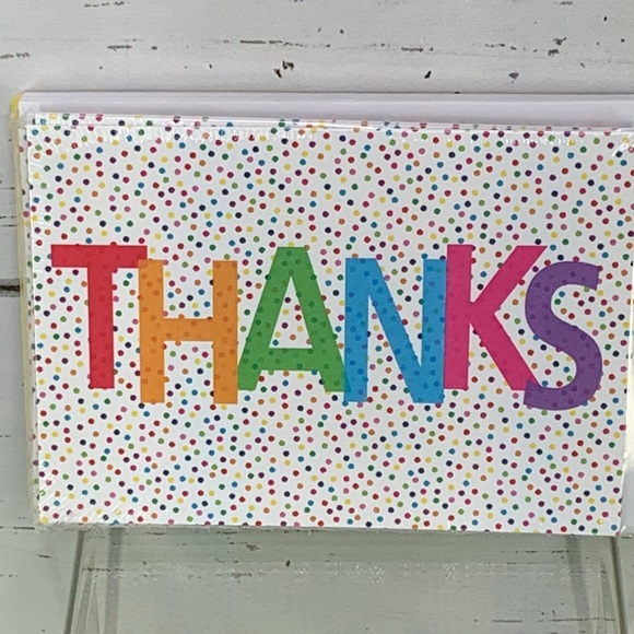 4/$14 8pk Hallmark Expressions THANKS Note Cards Blank Inside NEW SEALED - Picture 8 of 8